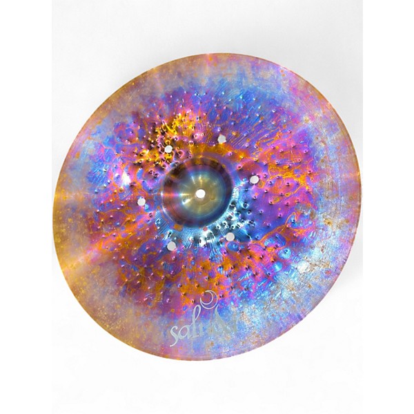Used Saluda 17in Prototype elictrified vented Cymbal