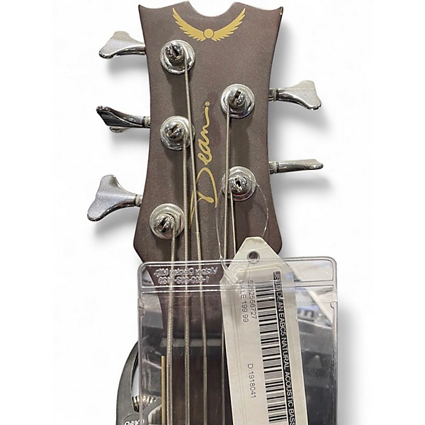 Used Dean EABC5 NATURAL Acoustic Bass Guitar
