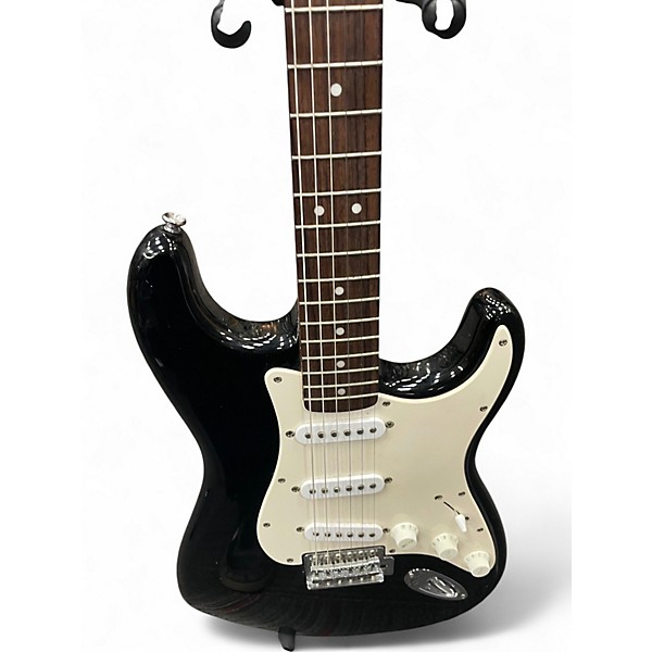 Used Squier Affinity Stratocaster Black Solid Body Electric Guitar
