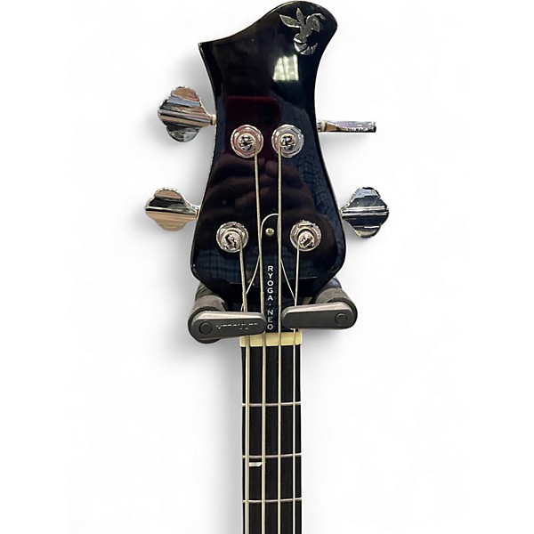 Used Ryoga Neo SKATER Black Electric Bass Guitar