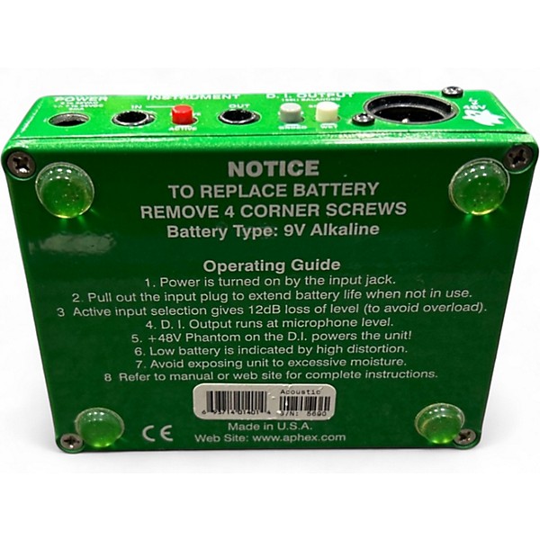 Used Aphex acoustic xciter Pedal