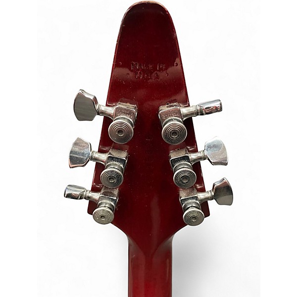 Vintage 1990s Gibson Flying V Heritage Cherry Solid Body Electric Guitar