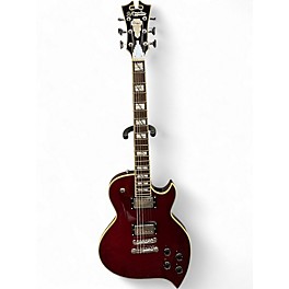 Used D'Angelico Premier TD Trans Red Solid Body Electric Guitar