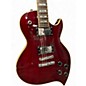 Used D'Angelico Premier TD Trans Red Solid Body Electric Guitar