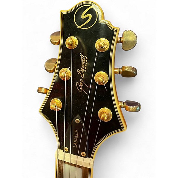 Used Greg Bennett Design by Samick LASALLE Antique Amber Hollow Body Electric Guitar