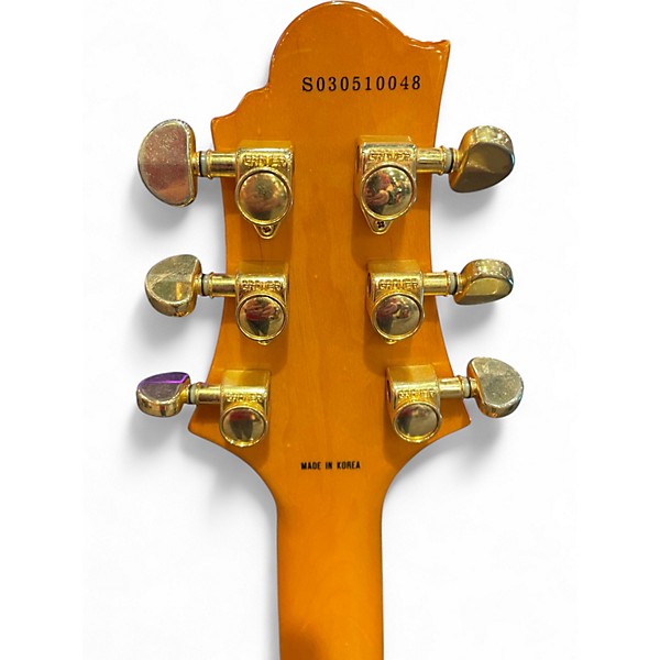 Used Greg Bennett Design by Samick LASALLE Antique Amber Hollow Body Electric Guitar