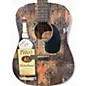Used Tito's Handmade Vodka Signed Natural Acoustic Guitar