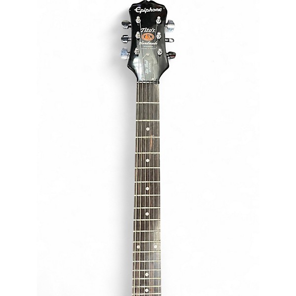 Used Epiphone Les Paul Junior Tito's Handmade Vodka Solid Body Electric Guitar