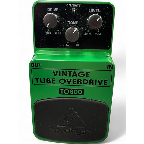Used Behringer TO800 Vintage Tube Overdrive Effect Pedal
