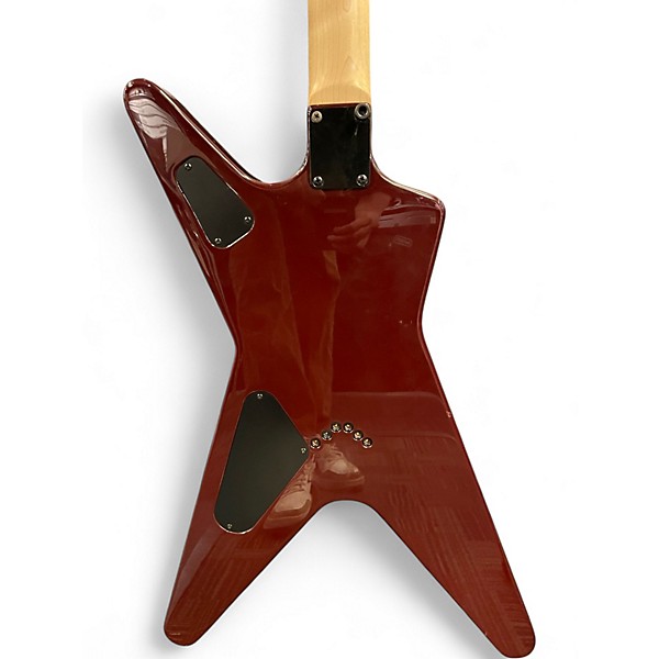 Used Dean ML X Red Quilt Maple  Solid Body Electric Guitar