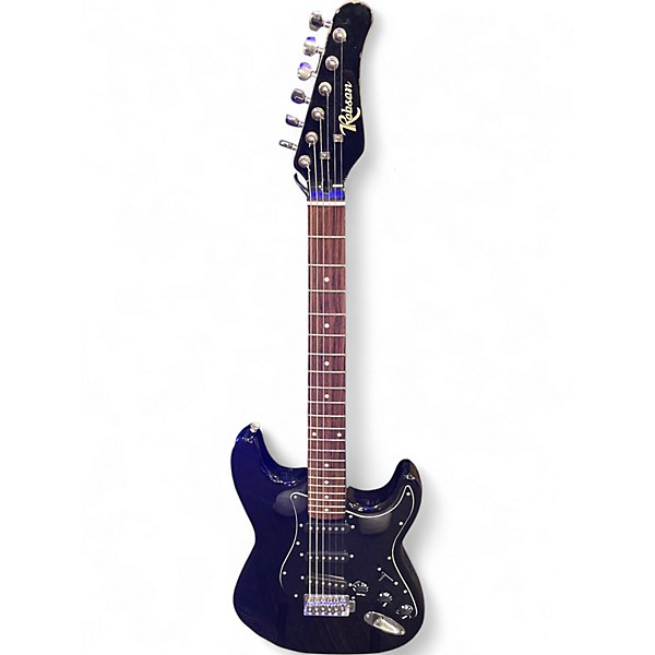 Used Robson S STYLE Black Solid Body Electric Guitar