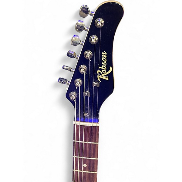 Used Robson S STYLE Black Solid Body Electric Guitar