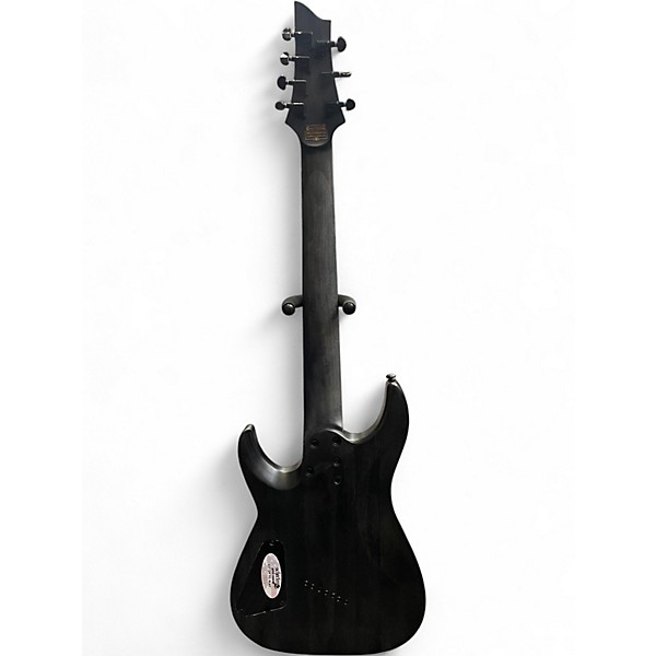 Used Schecter Guitar Research Omen Elite 7MS Charcoal Solid Body Electric Guitar