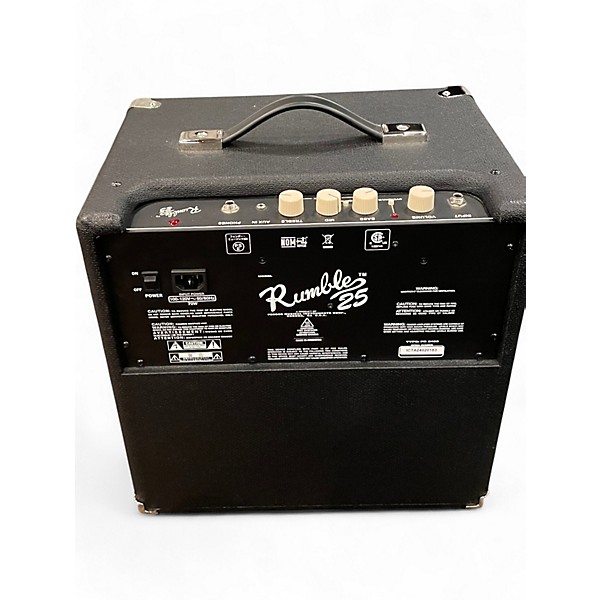 Used Fender Rumble 25 25W 1x8 Bass Combo Amp