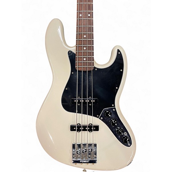 Used Fender Player Plus Jass Bass White Electric Bass Guitar