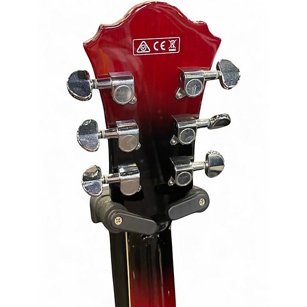 Used Ibanez AF75 Trans Red Sunburst Hollow Body Electric Guitar
