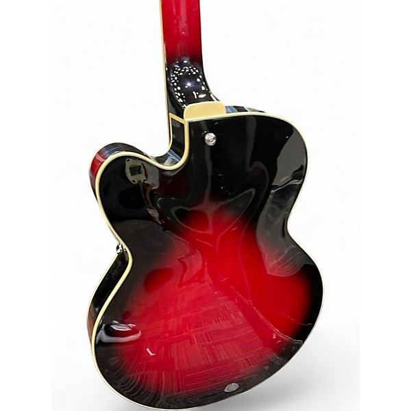 Used Ibanez AF75 Trans Red Sunburst Hollow Body Electric Guitar