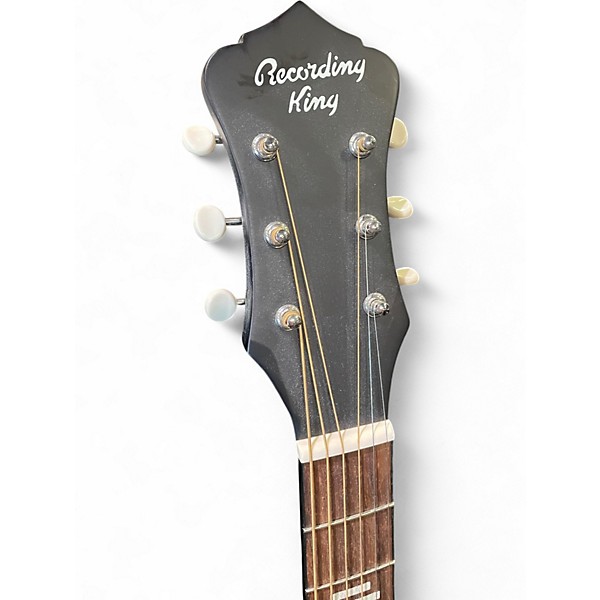 Used Recording King RPS-7-e Tobacco Sunburst Acoustic Electric Guitar