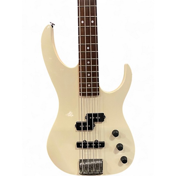 Vintage 1980s Ibanez RD707 Vintage White Electric Bass Guitar