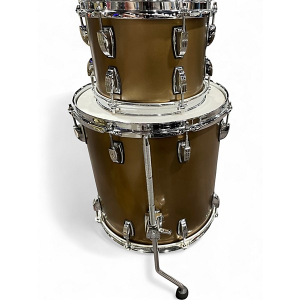 Used Ludwig 5 Piece Classic Maple Matte Gold Drum Kit