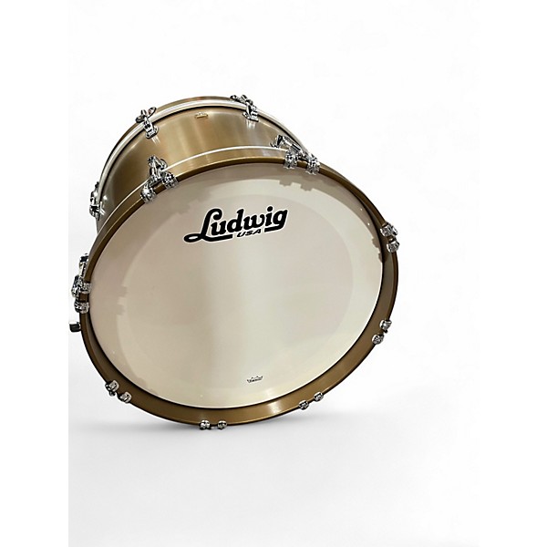 Used Ludwig 5 Piece Classic Maple Matte Gold Drum Kit