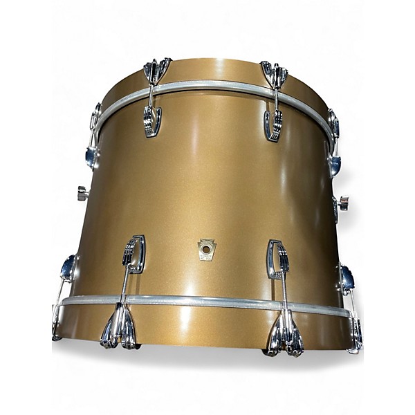 Used Ludwig 5 Piece Classic Maple Matte Gold Drum Kit