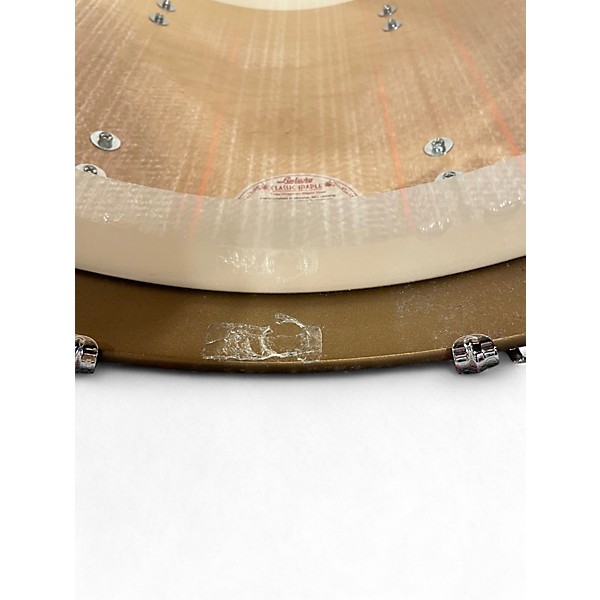 Used Ludwig 5 Piece Classic Maple Matte Gold Drum Kit