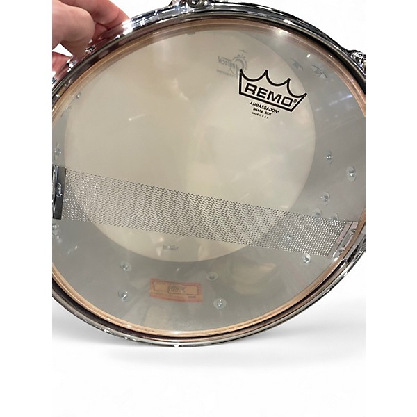 Used Gretsch Drums 5 Piece USA Custom Satin Red Drum Kit