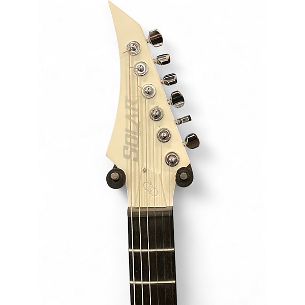 Used Solar Guitars V1.6 VINTER White Solid Body Electric Guitar