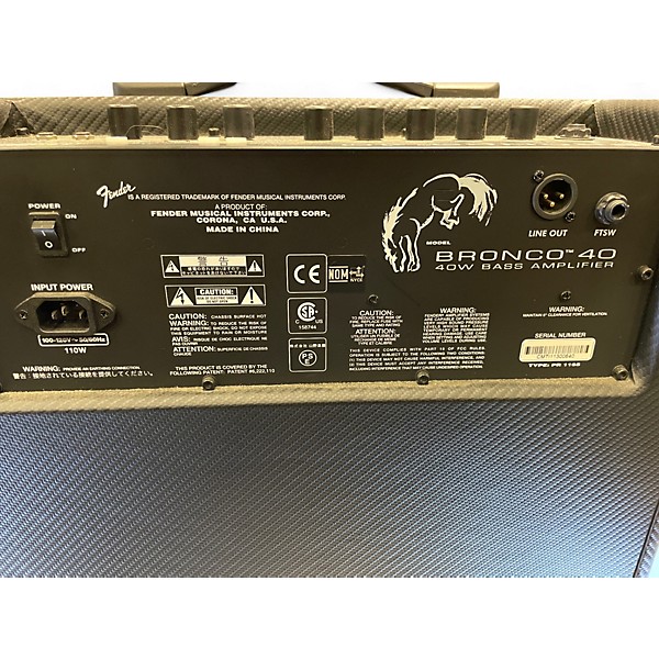 Used Fender Bronco 40 40W 1x10 Bass Combo Amp