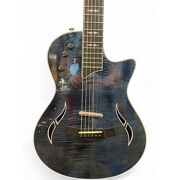 Used 2016 Taylor T5Z Classic Blue Agave Acoustic Electric Guitar