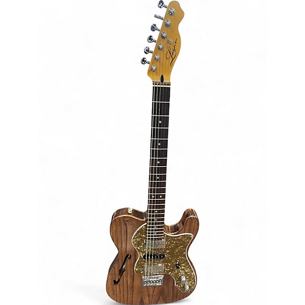 Used Logan T Style brown Solid Body Electric Guitar