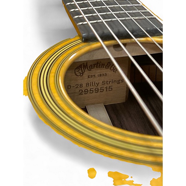 Used Martin Billy Strings Signature D-28 Natural Acoustic Guitar