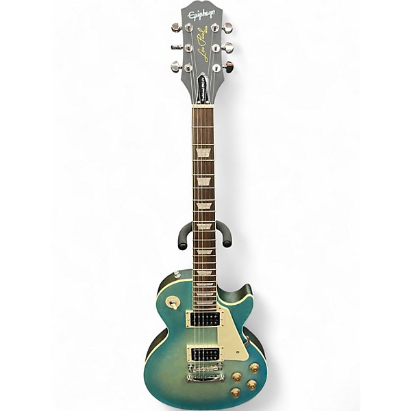 Used Epiphone Les Paul Traditional Pro IV Blue Burst Solid Body Electric Guitar