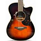 Used 2020s Yamaha AC1M 2 Tone Sunburst Acoustic Electric Guitar