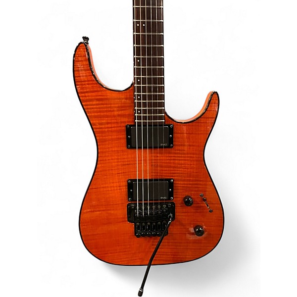 Used Godin redline Orange Solid Body Electric Guitar