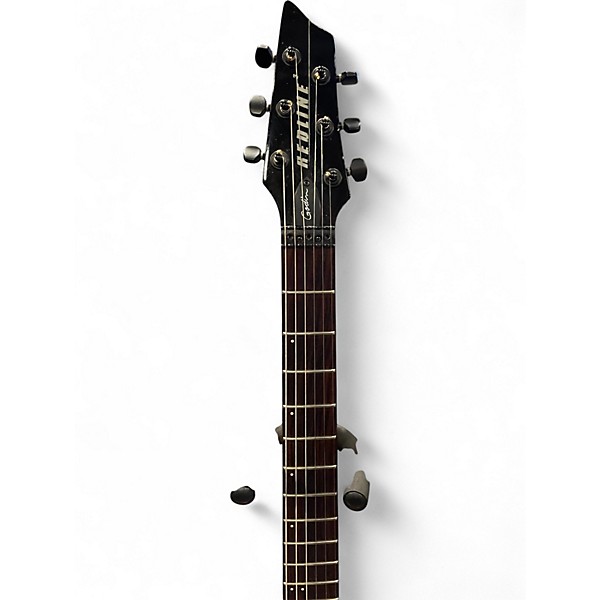 Used Godin redline Orange Solid Body Electric Guitar