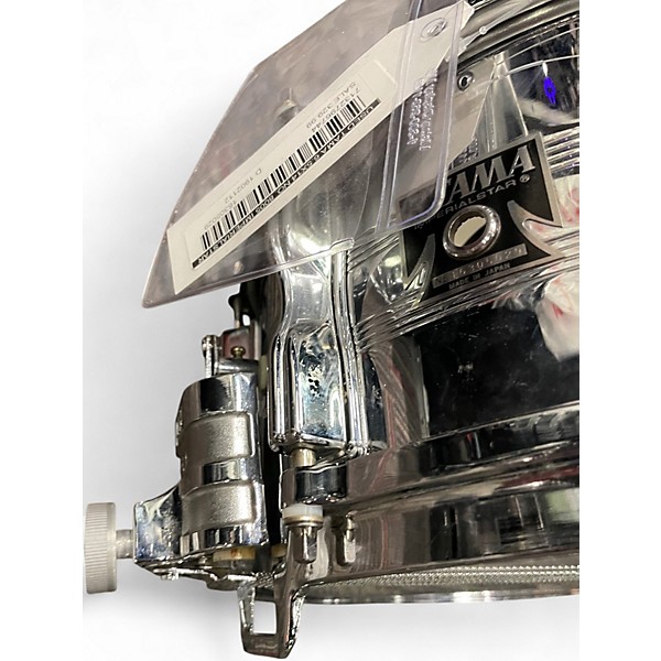 Used TAMA 6.5X14 No. 8005 Imperialstar King-Beat Steel Snare Drum Silver Drum