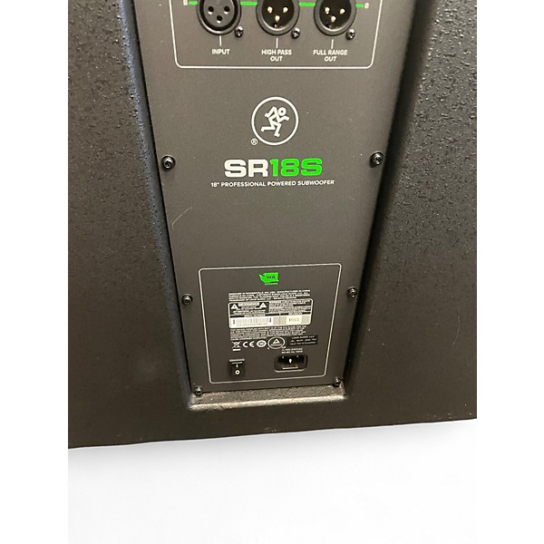 Used Mackie SR18S Powered Subwoofer