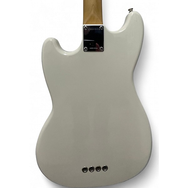Used Squier MUSICMASTER BASS White Electric Bass Guitar