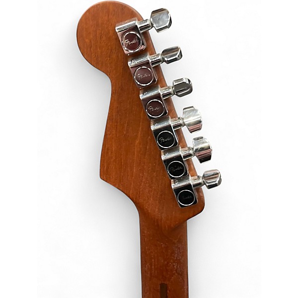 Used Fender American Acoustasonic Stratocaster Black Acoustic Electric Guitar