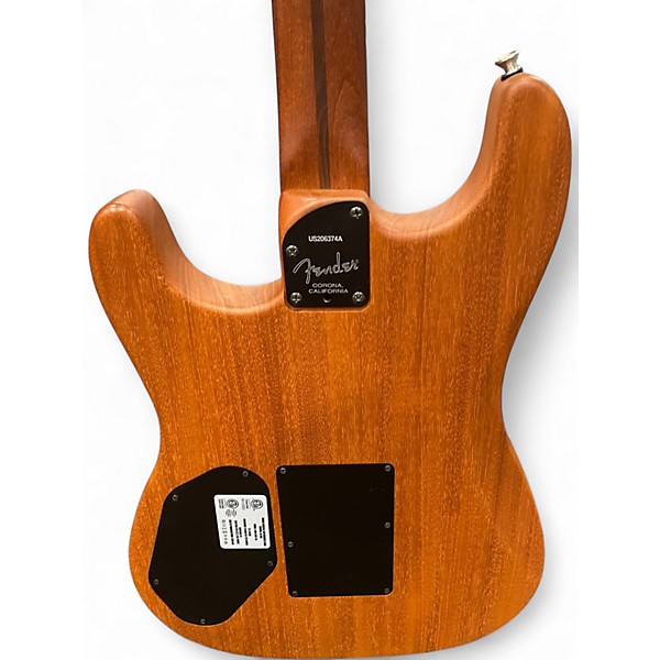 Used Fender American Acoustasonic Stratocaster Black Acoustic Electric Guitar