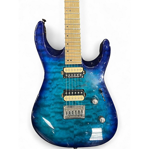 Used Jackson DK2 Pro Dinky Blue Burst Solid Body Electric Guitar