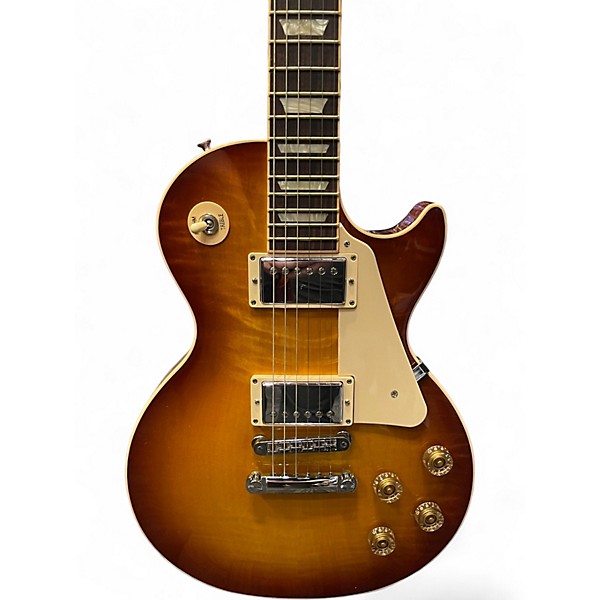 Used 2012 Gibson Les Paul Standard 1950S Neck Iced Tea Solid Body Electric Guitar