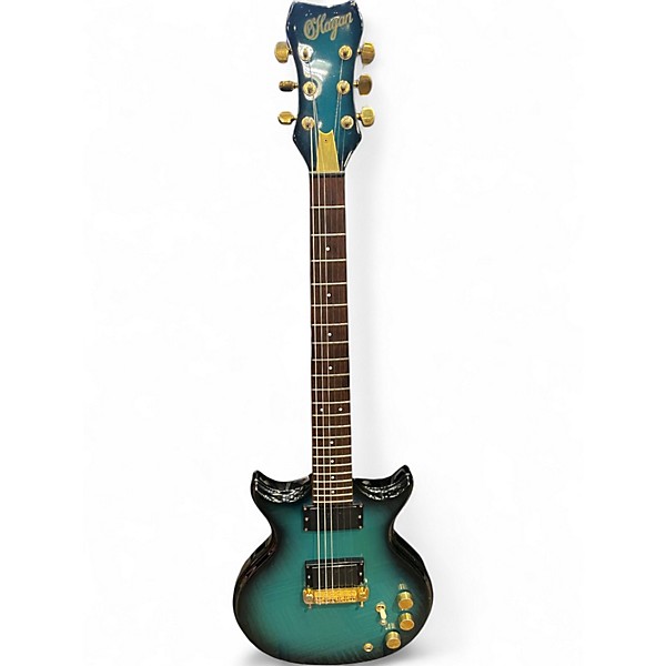 Vintage 1980 Hagan NIGHTWATCH Emerald Green Solid Body Electric Guitar