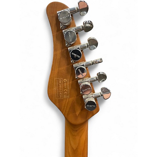 Used Schecter Guitar Research VAN NUYS TRADITIONAL NATURAL Solid Body Electric Guitar