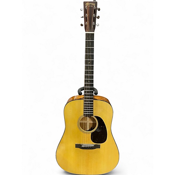 Used Martin D18 Natural Acoustic Guitar