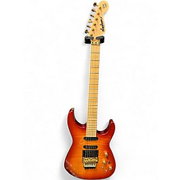 Used 2025 Jackson Custom Shop Phil Collen PC1 Cherry Sunburst Quilt Solid Body Electric Guitar