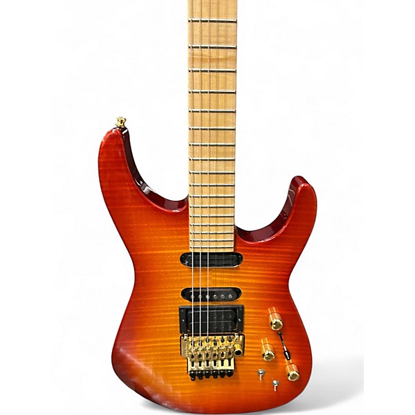 Used 2025 Jackson Custom Shop Phil Collen PC1 Cherry Sunburst Quilt Solid Body Electric Guitar