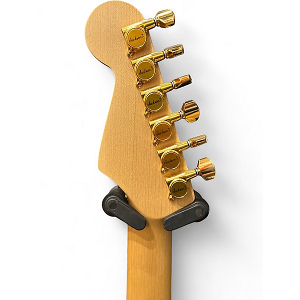 Used 2025 Jackson Custom Shop Phil Collen PC1 Cherry Sunburst Quilt Solid Body Electric Guitar